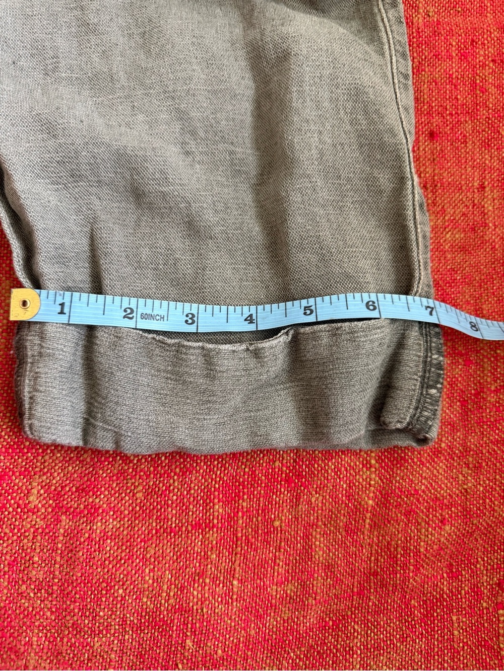 Nicole Miller Olive Green Linen Blend Women’s Belted Cargo Pants, size L, EUC! - Picture 10 of 12